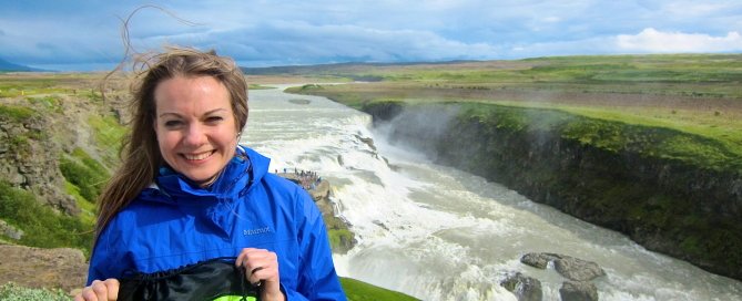 Icelandic waterfall